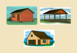 Workshop shed and Carport plans